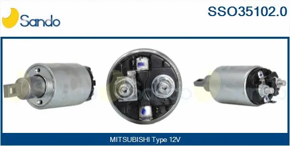 Solenoid Switch, starter (SSO35102.0)