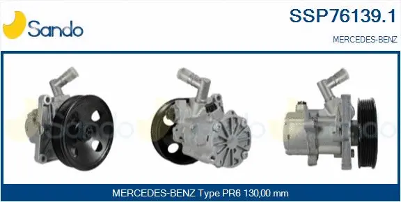 Hydraulic Pump, steering (SSP76139.1)
