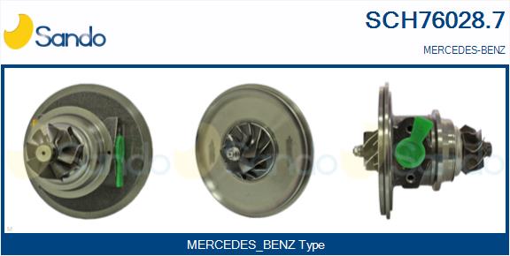 Core assembly, turbocharger (SCH76028.7)