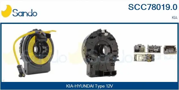 Clockspring, airbag (SCC78019.0)