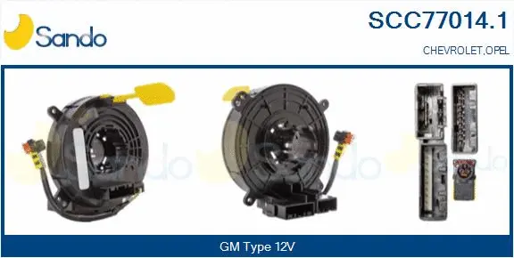 Clockspring, airbag (SCC77014.1)