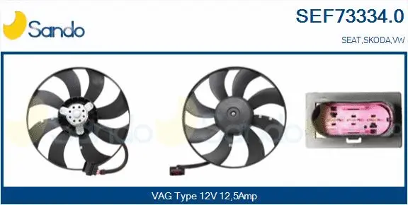 Fan, engine cooling (SEF73334.0)