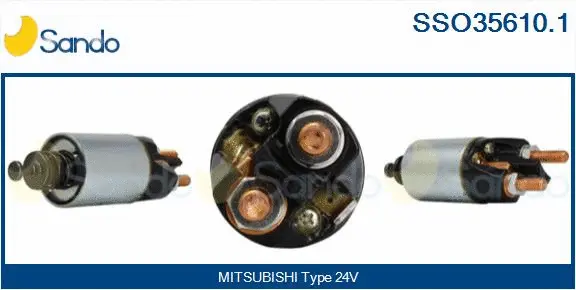 Solenoid Switch, starter (SSO35610.1)