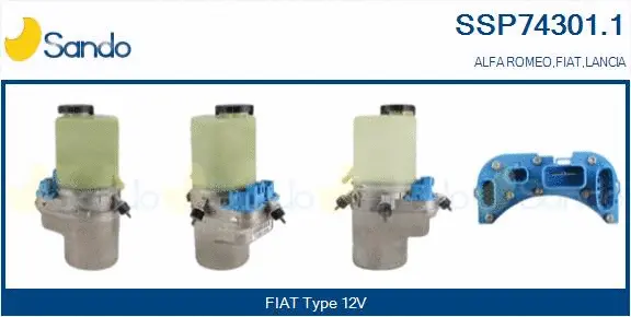 Hydraulic Pump, steering (SSP74301.1)