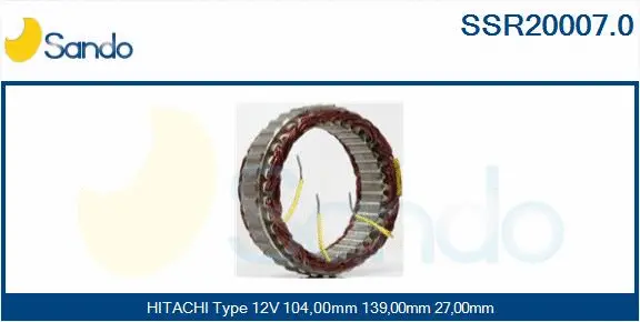 Stator, alternator (SSR20007.0)