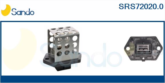 Series resistor, electric motor (radiator fan) (SRS72020.0)