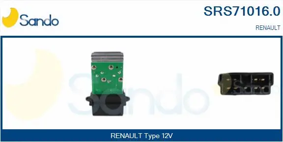 Resistor, interior blower (SRS71016.0)