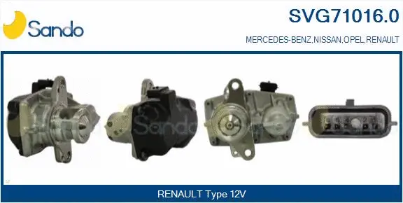 EGR Valve (SVG71016.0)