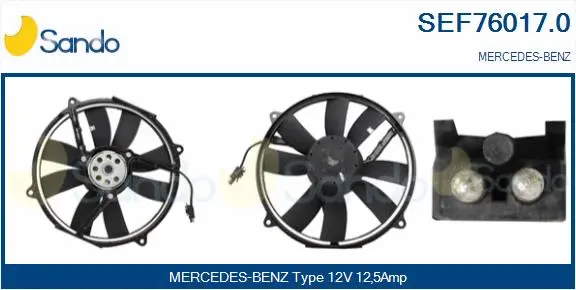 Electric Motor, radiator fan (SEF76017.0)