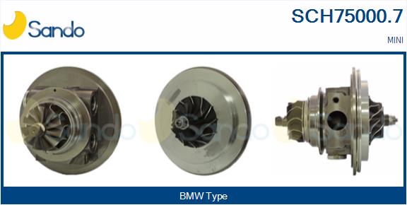 Core assembly, turbocharger (SCH75000.7)