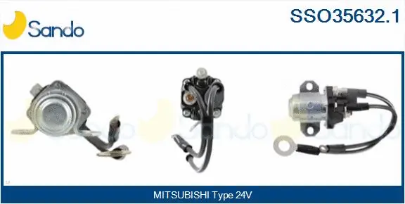 Solenoid Switch, starter (SSO35632.1)