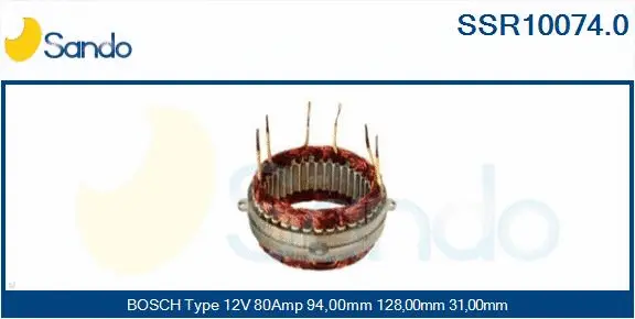 Stator, alternator (SSR10074.0)