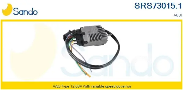 Series resistor, electric motor (radiator fan) (SRS73015.1)