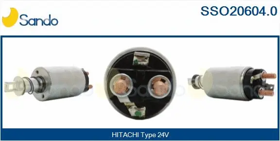 Solenoid Switch, starter (SSO20604.0)