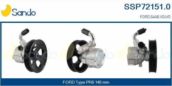 Hydraulic Pump, steering (SSP72151.0)