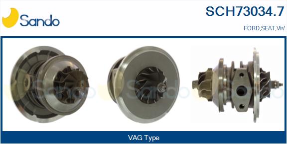 Core assembly, turbocharger (SCH73034.7)