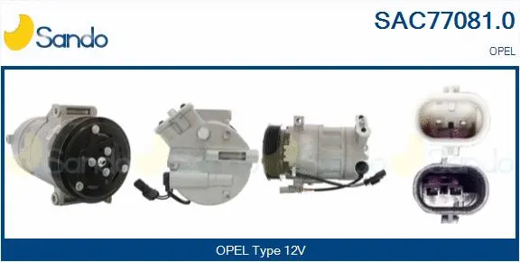 Compressor, air conditioning (SAC77081.0)