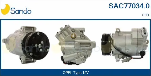 Compressor, air conditioning (SAC77034.0)