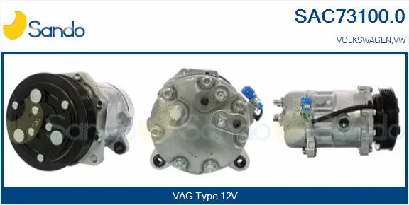 Compressor, air conditioning (SAC73100.0)