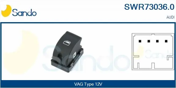 Switch, window regulator (SWR73036.0)