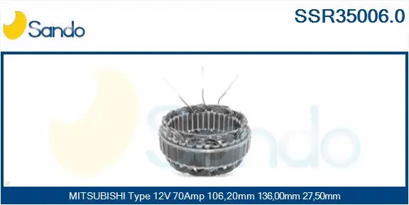 Stator, alternator (SSR35006.0)