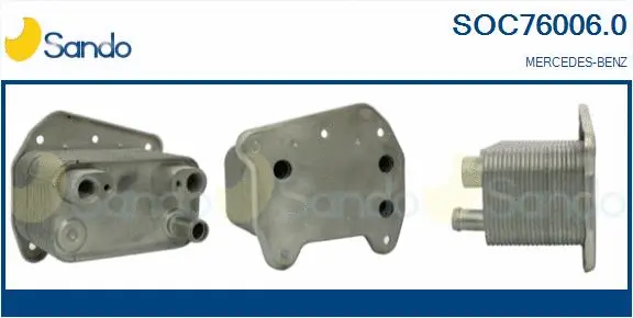 Oil Cooler, engine oil (SOC76006.0)