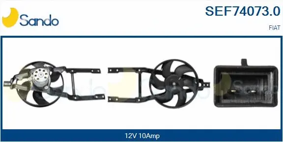 Electric Motor, radiator fan (SEF74073.0)