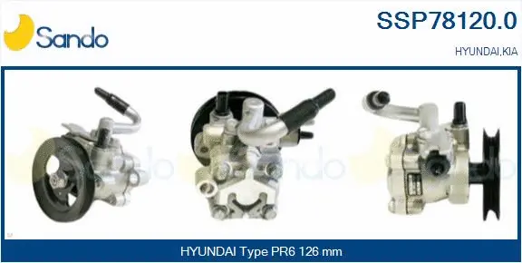 Hydraulic Pump, steering (SSP78120.0)