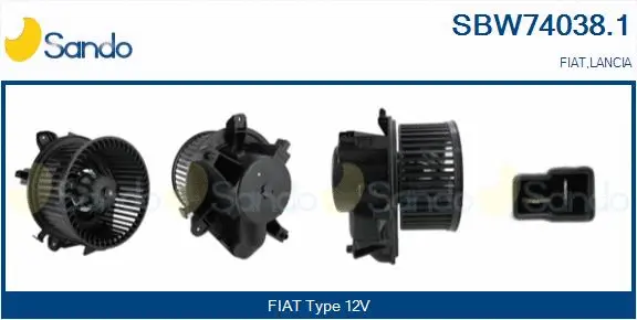 Interior Blower (SBW74038.1)