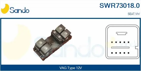 Switch, window regulator (SWR73018.0)