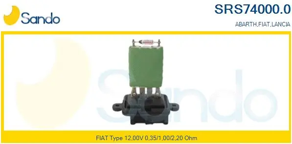 Resistor, interior blower (SRS74000.0)