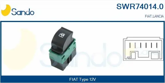 Switch, window regulator (SWR74014.0)