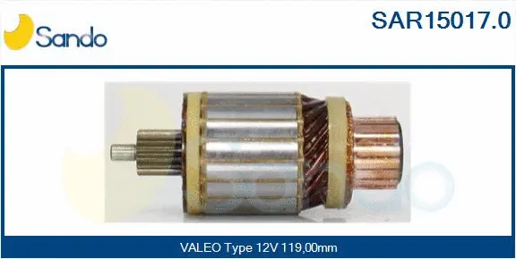 Armature, starter (SAR15017.0)