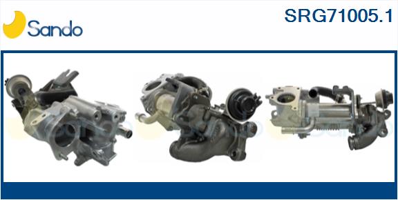 Cooler, exhaust gas recirculation (SRG71005.1)