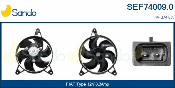 Electric Motor, radiator fan (SEF74009.0)