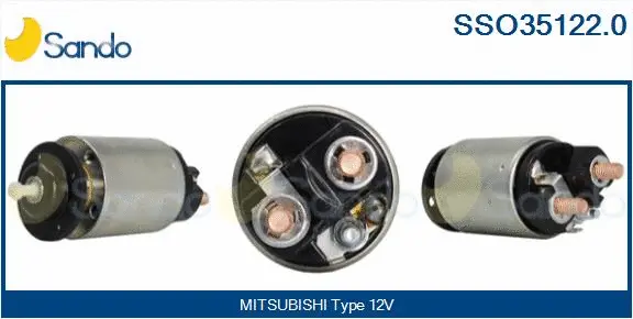 Solenoid Switch, starter (SSO35122.0)