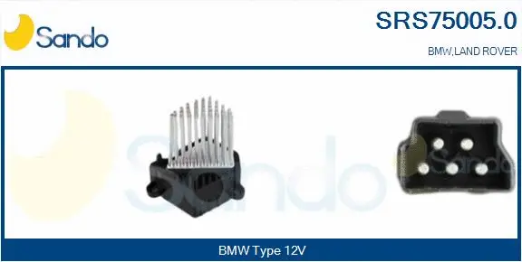 Resistor, interior blower (SRS75005.0)