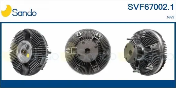 Clutch, radiator fan (SVF67002.1)