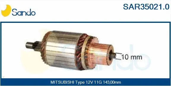 Armature, starter (SAR35021.0)