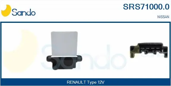 Resistor, interior blower (SRS71000.0)