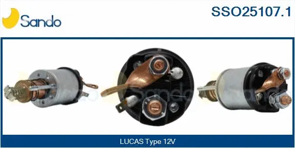 Solenoid Switch, starter (SSO25107.1)