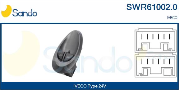 Switch, window regulator (SWR61002.0)