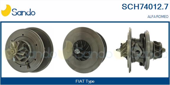 Core assembly, turbocharger (SCH74012.7)