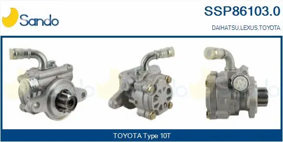 Hydraulic Pump, steering (SSP86103.0)