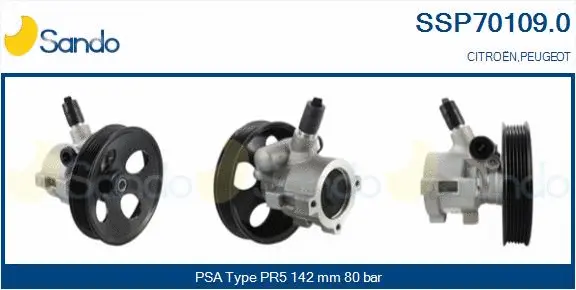 Hydraulic Pump, steering (SSP70109.0)