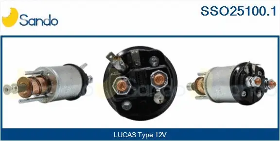 Solenoid Switch, starter (SSO25100.1)