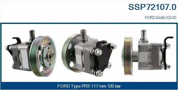 Hydraulic Pump, steering (SSP72107.0)