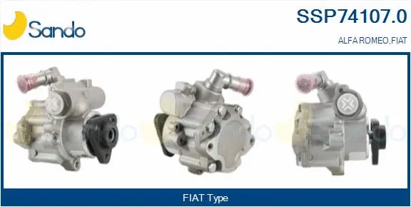 Hydraulic Pump, steering (SSP74107.0)