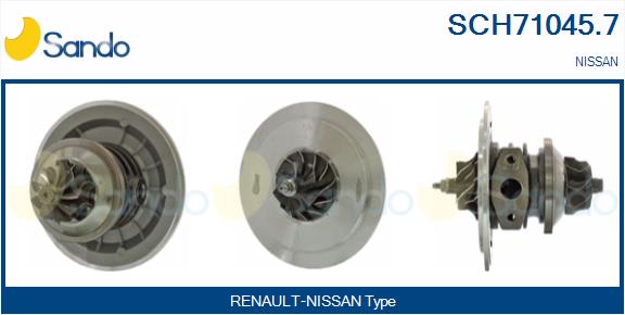 Core assembly, turbocharger (SCH71045.7)