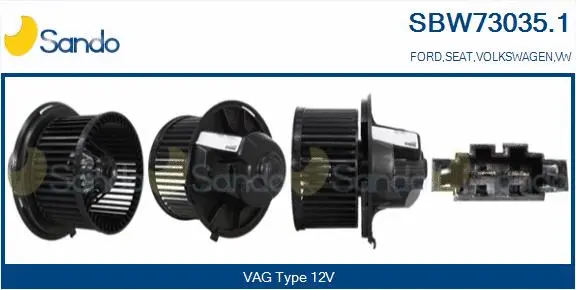 Interior Blower (SBW73035.1)